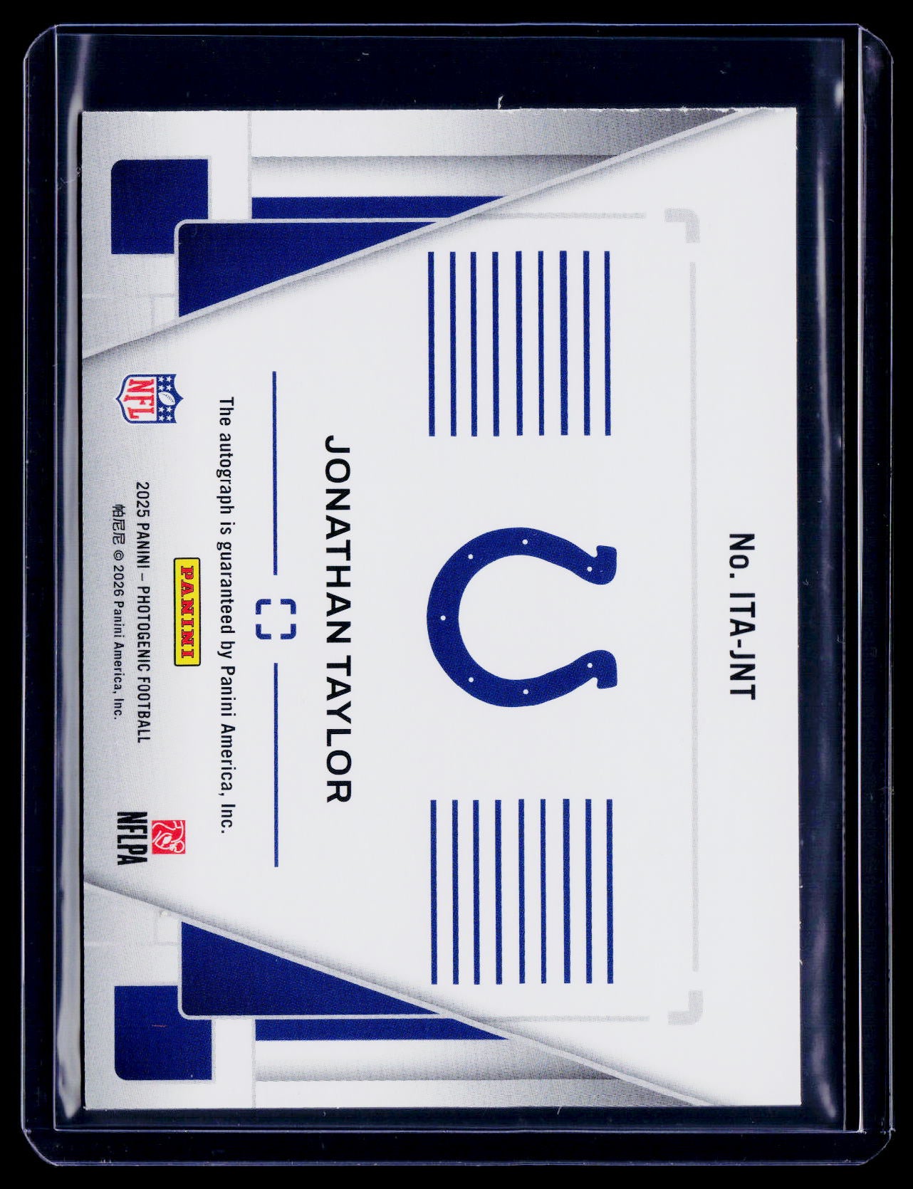 2025 Photogenic Jonathan Taylor In The Action Auto 2/5