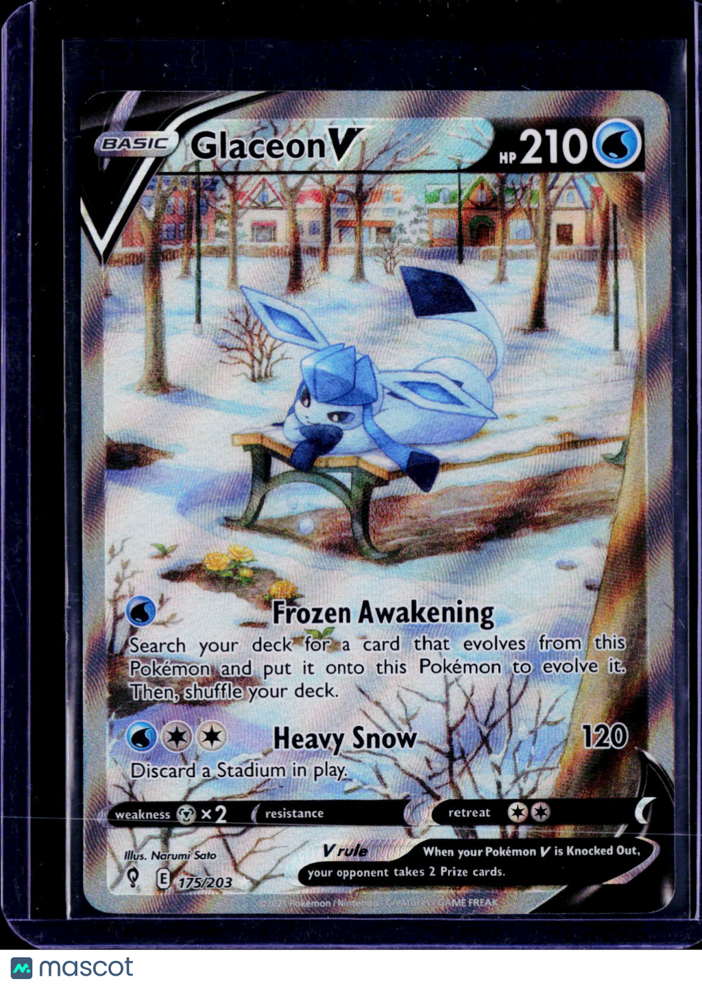 Glaceon V Evolving Skies