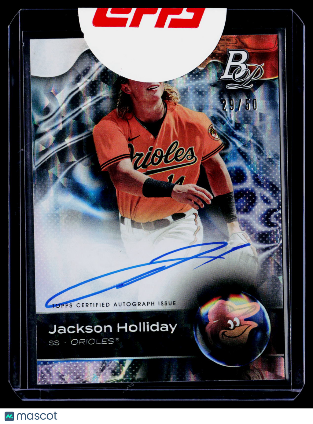 2023 Bowman Platinum Jackson Holliday Variation Auto 29/50