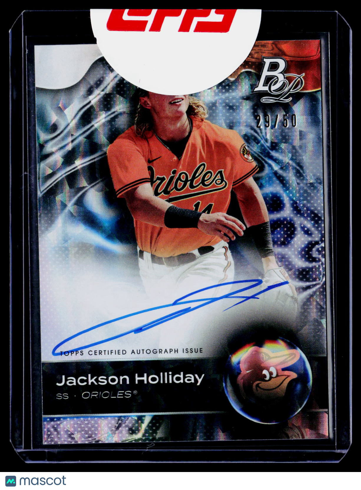2023 Bowman Platinum Jackson Holliday Variation Auto 29/50