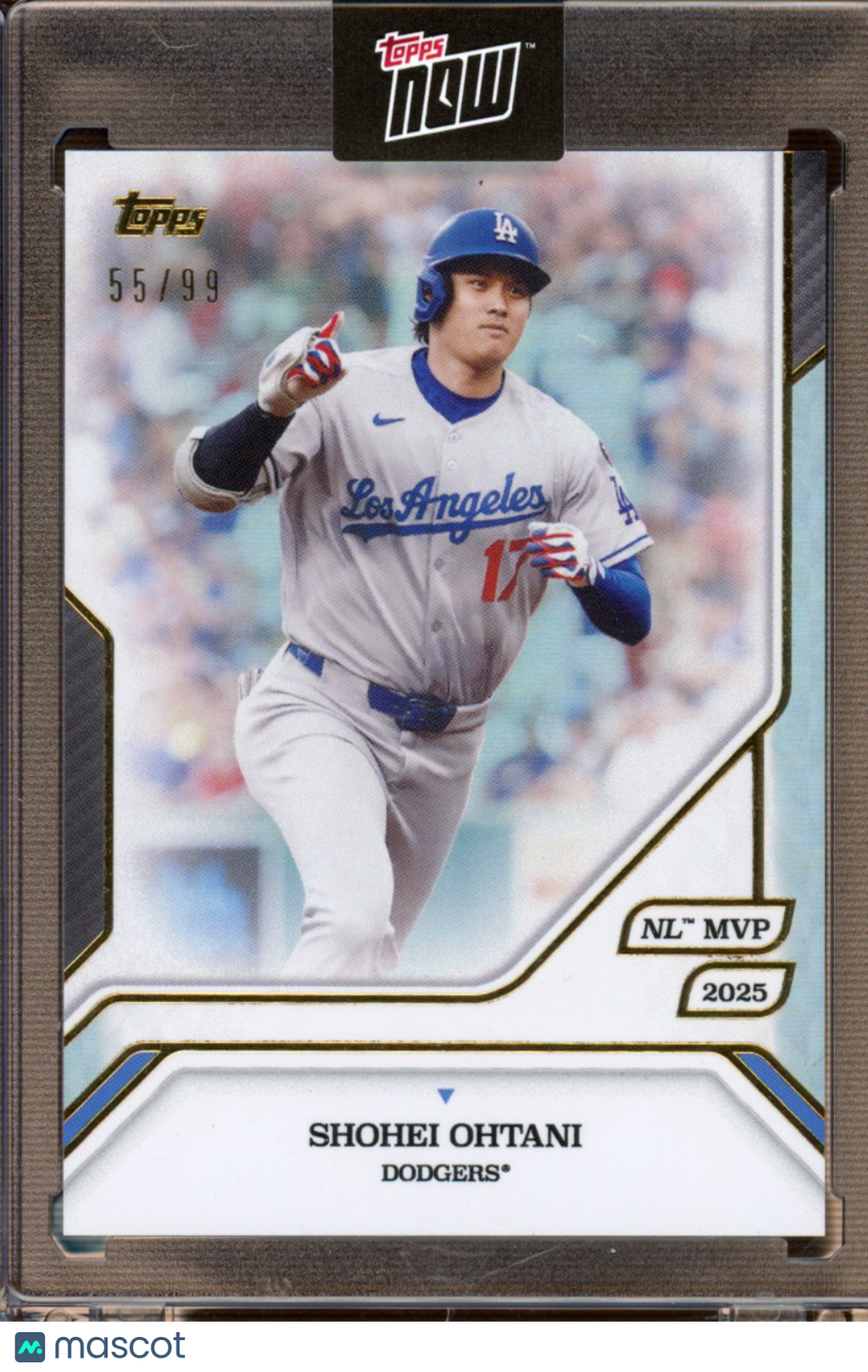 2025 Topps Now MVP Shohei Ohtani 55/99
