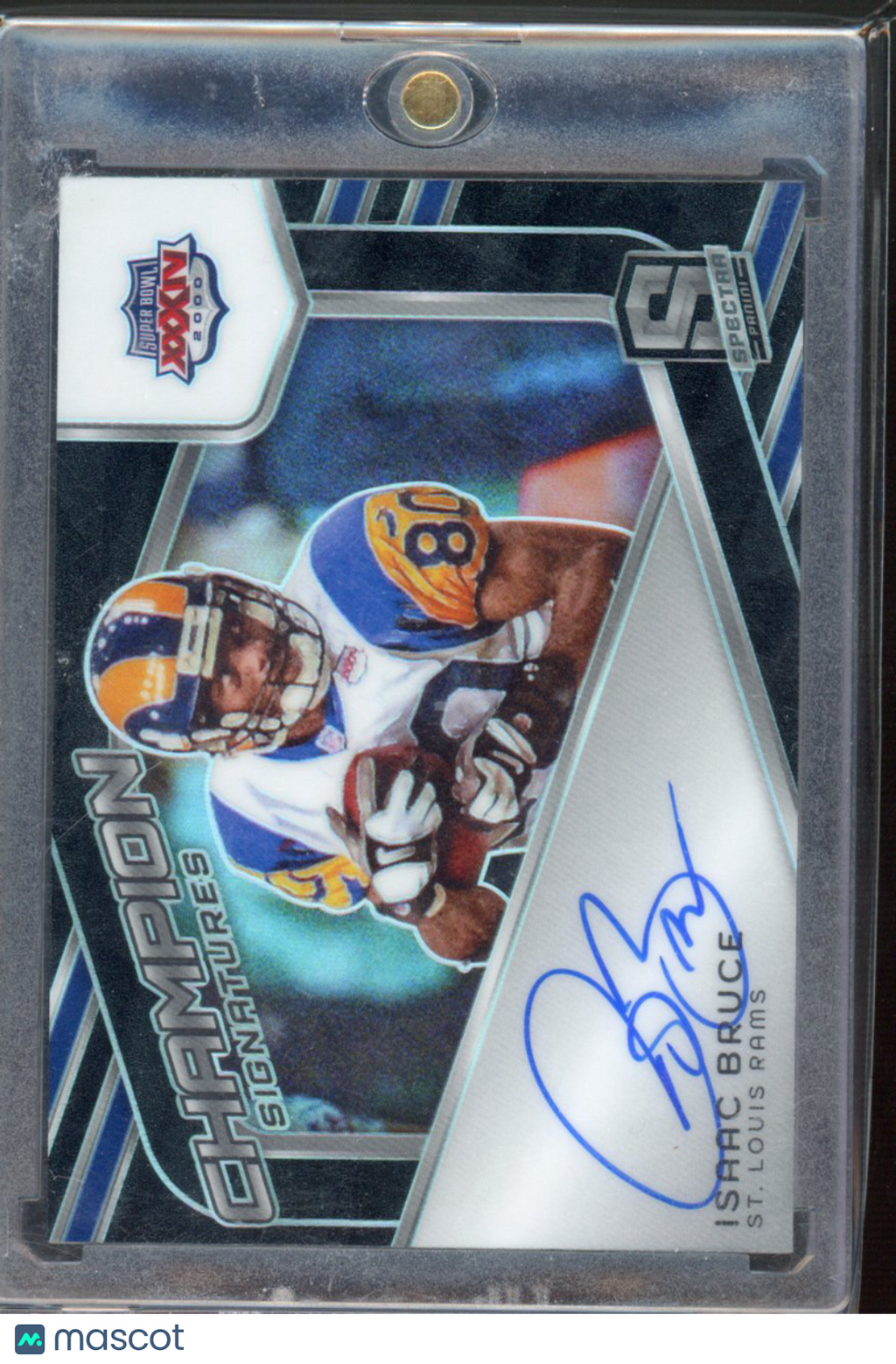 2024 Spectra Isaac Bruce Champion Signatures Auto 014/149
