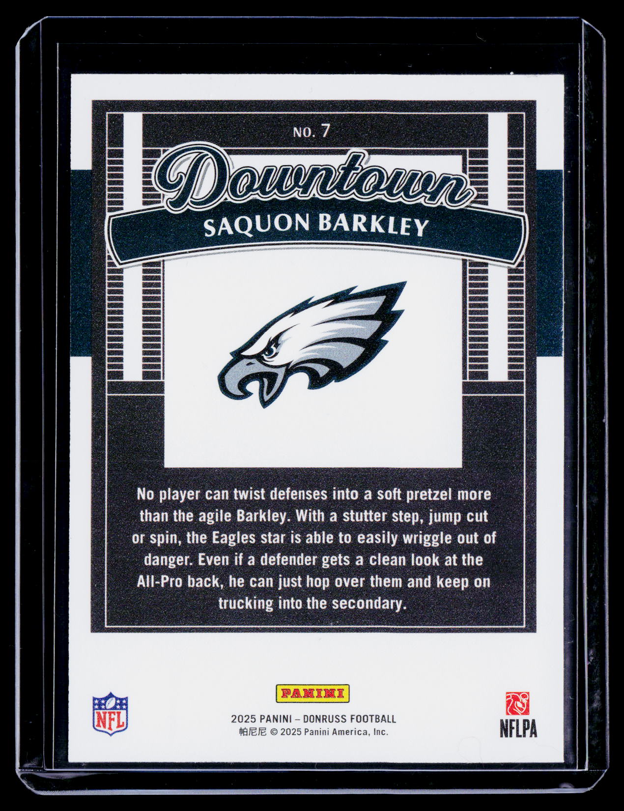 2025 Donruss Saquon Barkley Downtown