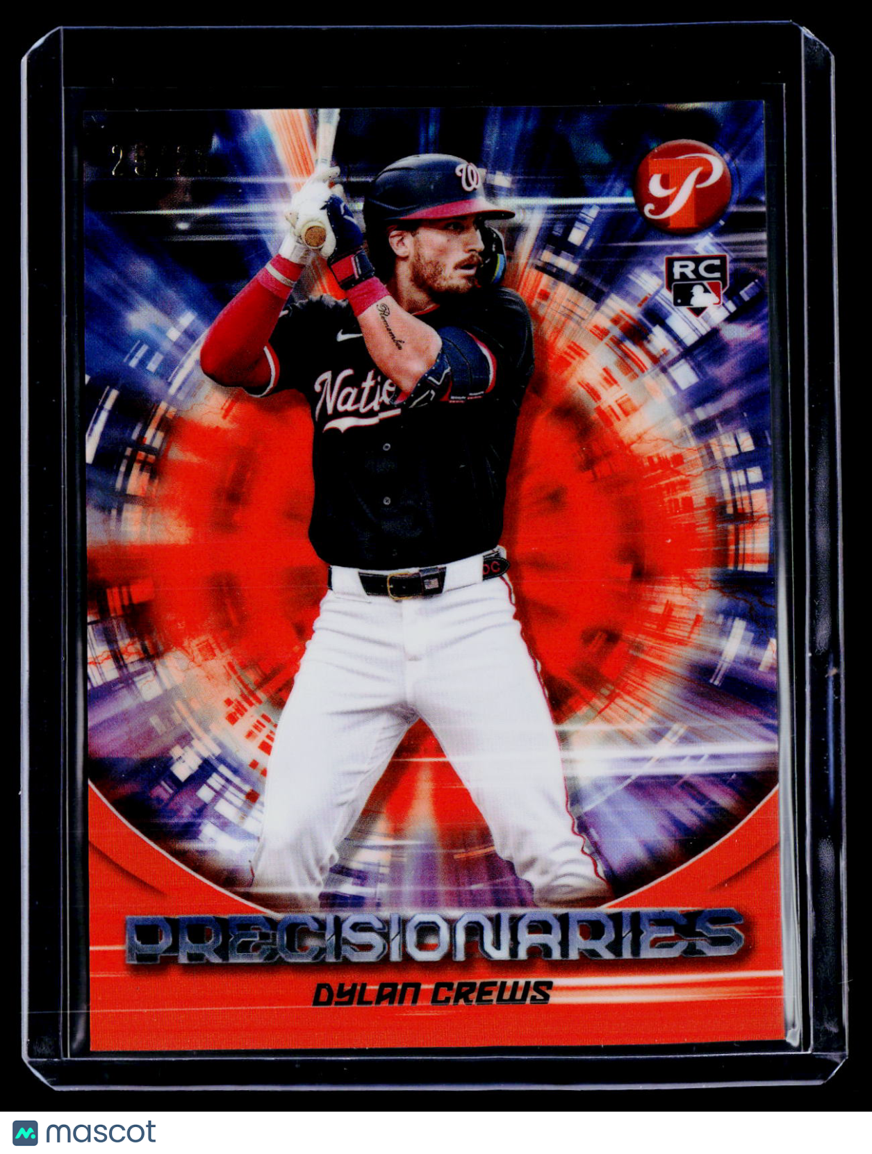 2025 Topps Pristine Dylan Crews Rookie Orange Precisionaries 25/25 RC