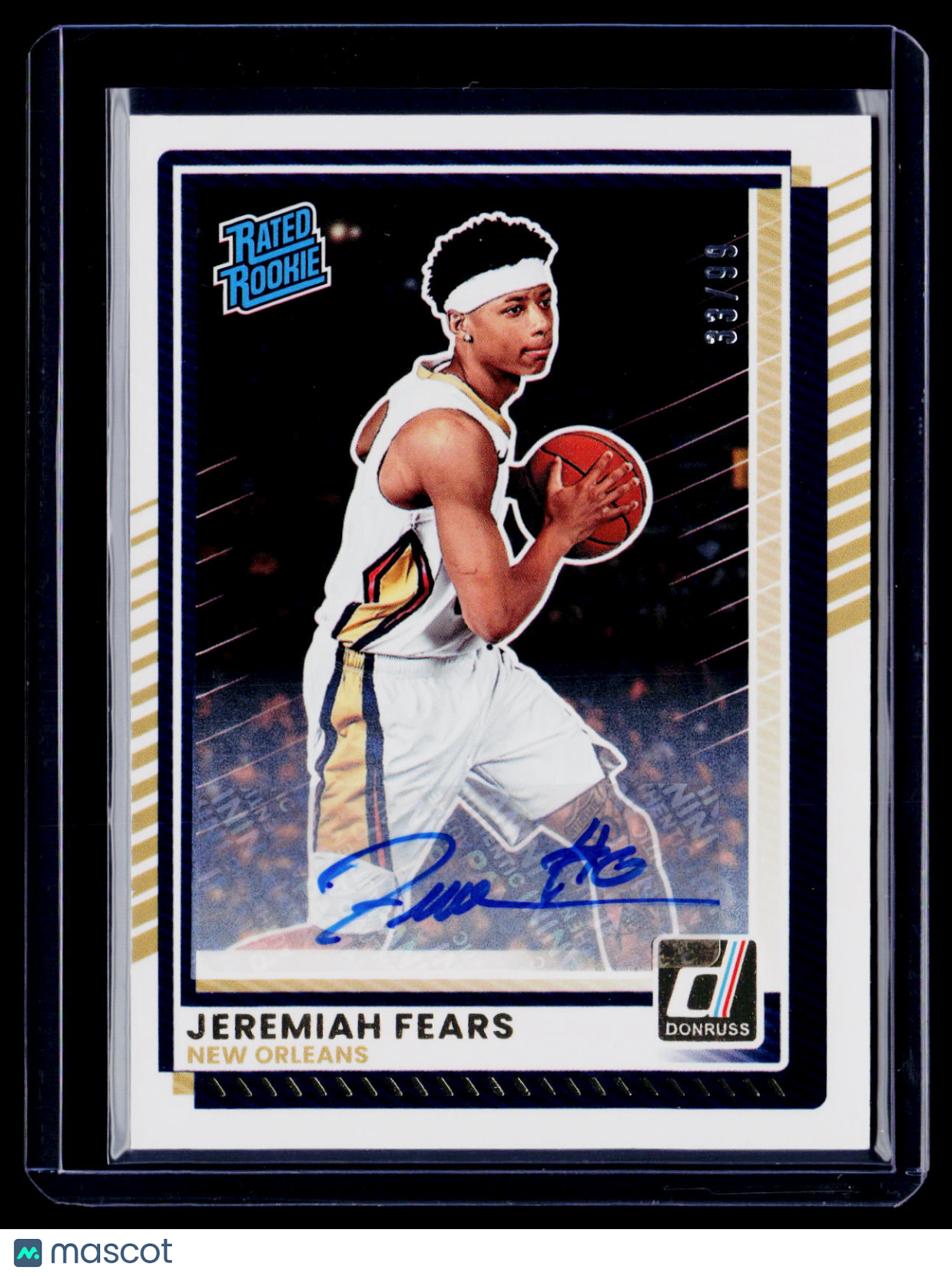 2025-26 Donruss Jeremiah Fears Rookie Auto 33/99 RC