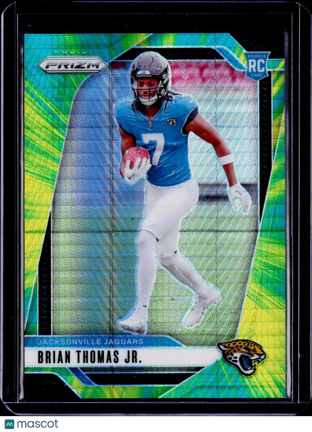 2024 Panini Prizm Brian Thomas Jr. Rookie Hyper Prizm 159/180 RC