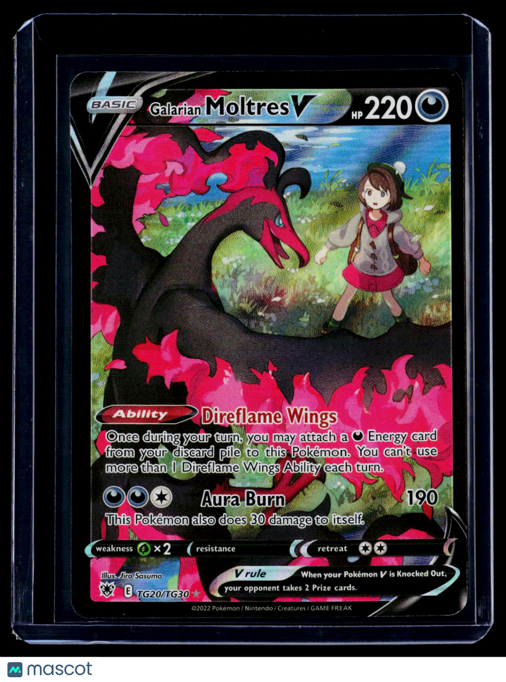 Pokemon Galarian Moltres V TG20 TG30