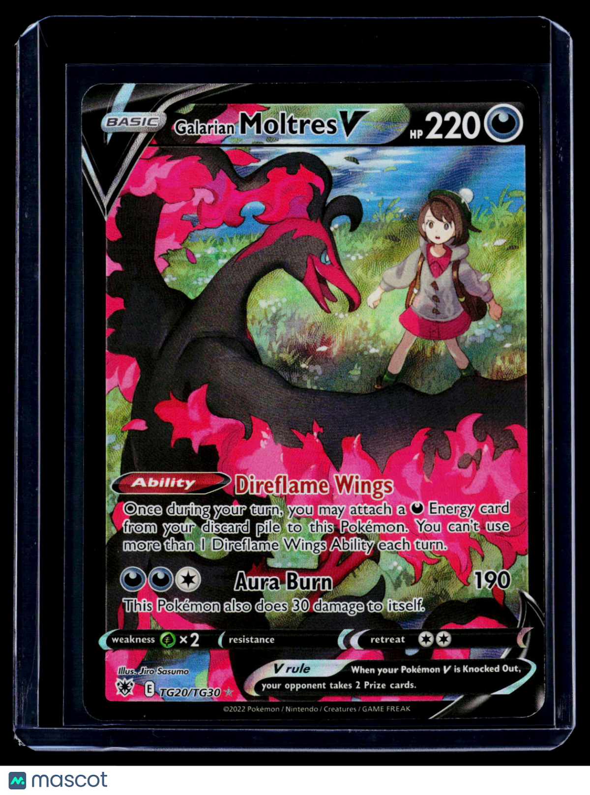 Pokemon Galarian Moltres V TG20 TG30