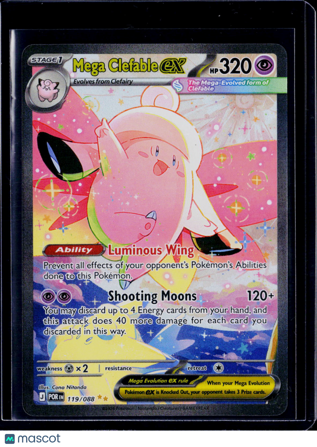 Pokemon Mega Clefable 119 088
