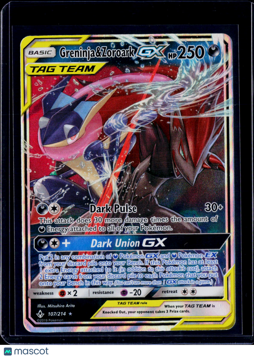 Greninja & Zoroark GX 107/214