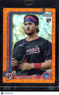 2025 Topps Chrome Logofractor Dylan Crews Variation Orange Refractor 08/25