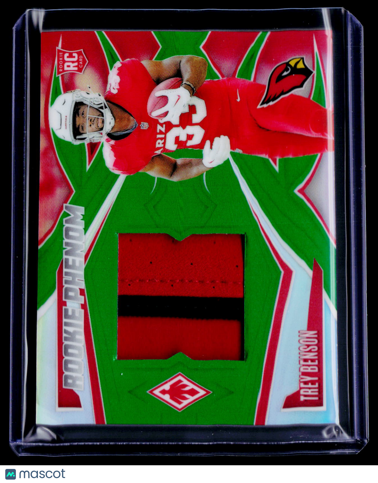 2024 Phoenix Trey Benson Rookie Green Patch 3/25 RC