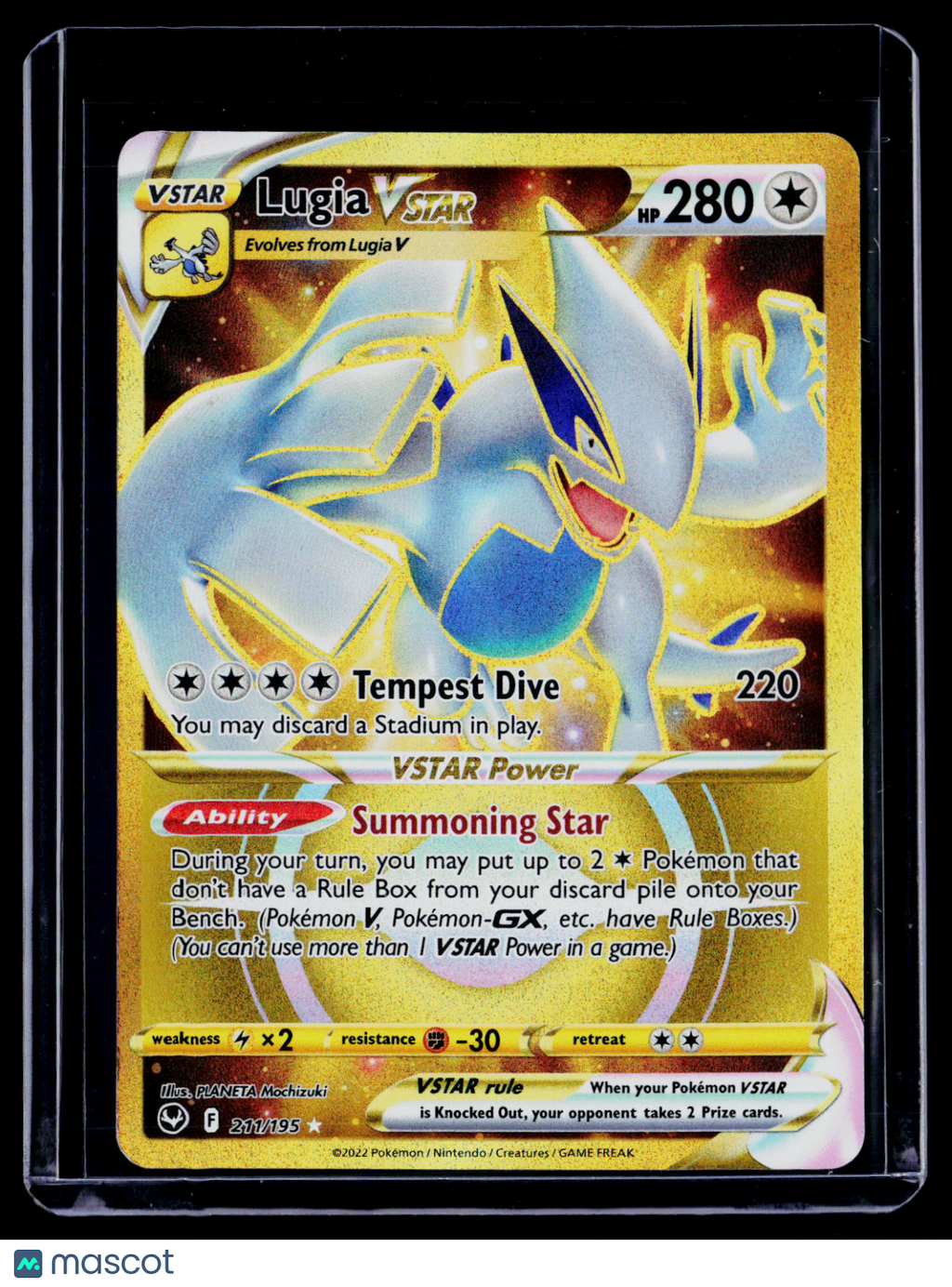 Pokemon Lugia V Star 211 195