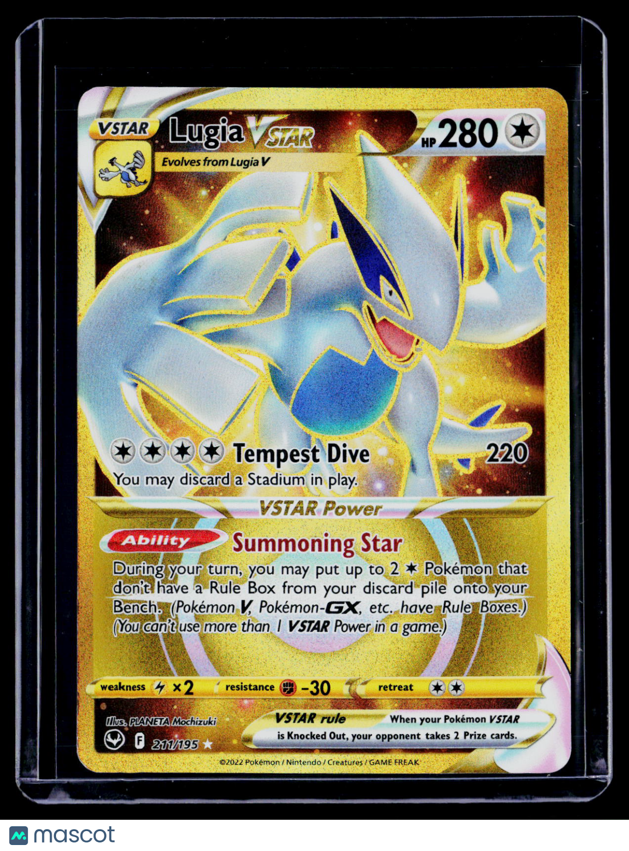 Pokemon Lugia V Star 211 195