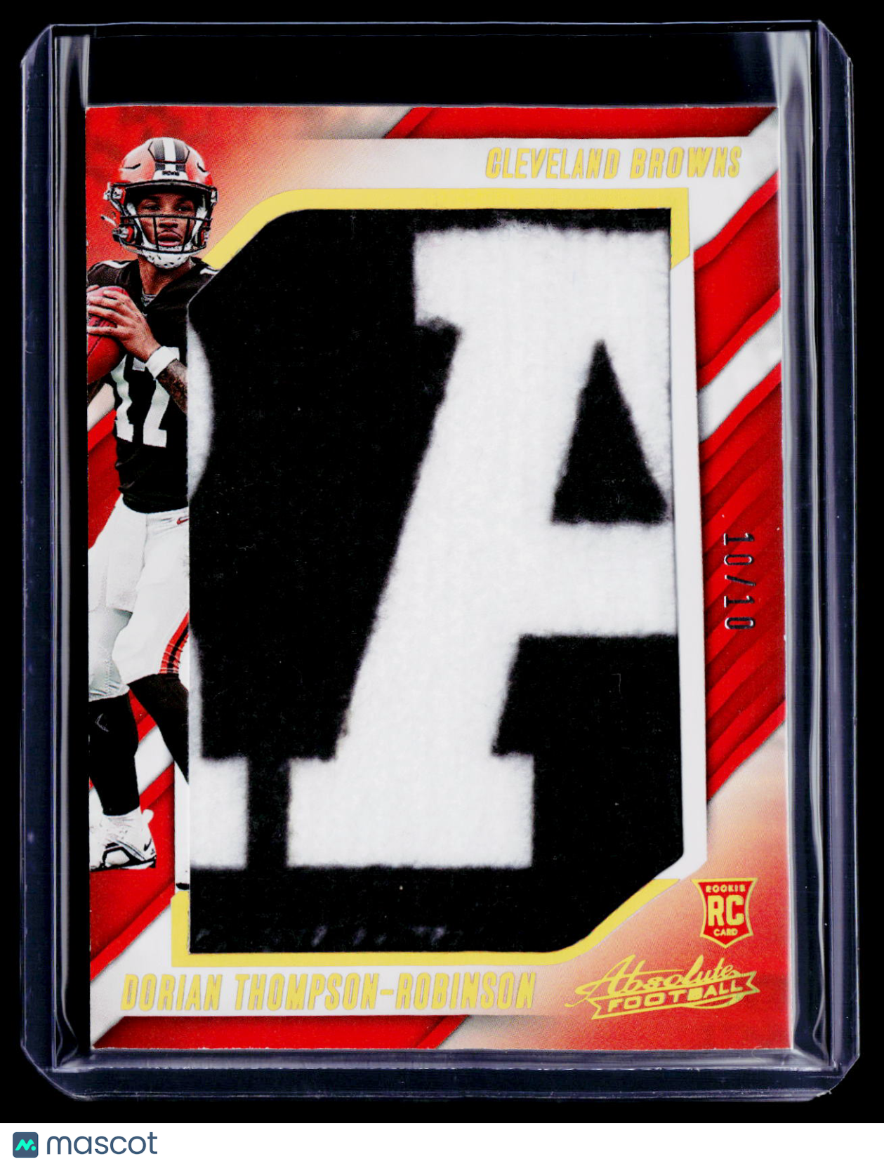 2023 Absolute Dorian Thompson Robinson Rookie Jumbo Patch 10/10 RC