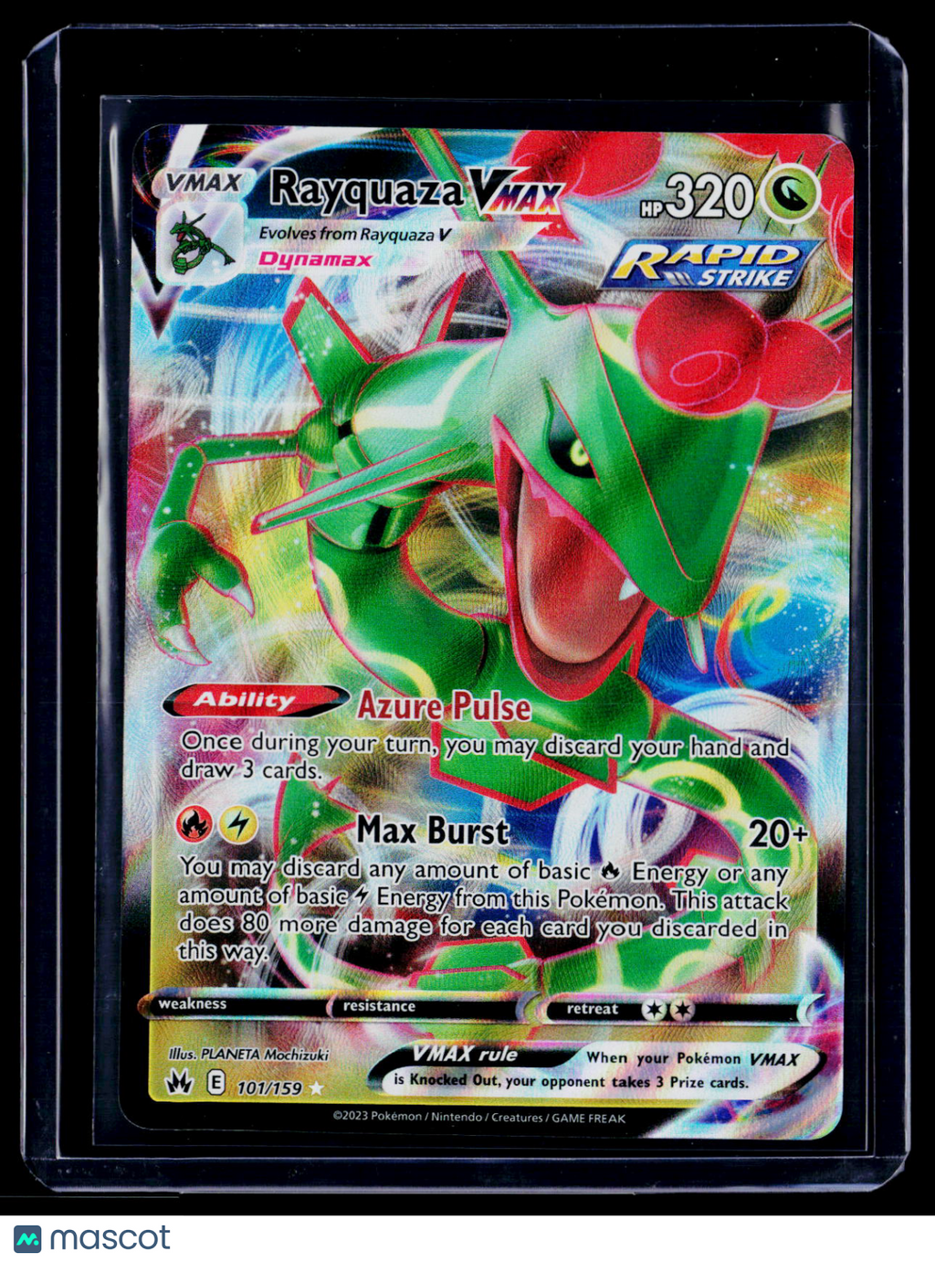 Pokemon Rayquaza V Max 101 159