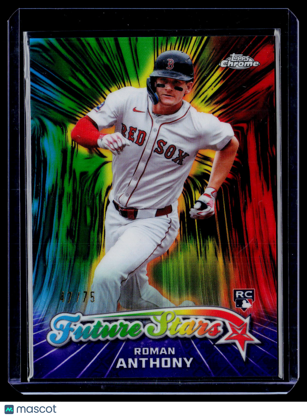 2026 Topps Chrome Logofractor Roman Anthony Rookie Future Stars Purple 47/75
