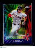 2026 Topps Chrome Logofractor Roman Anthony Rookie Future Stars Purple 47/75