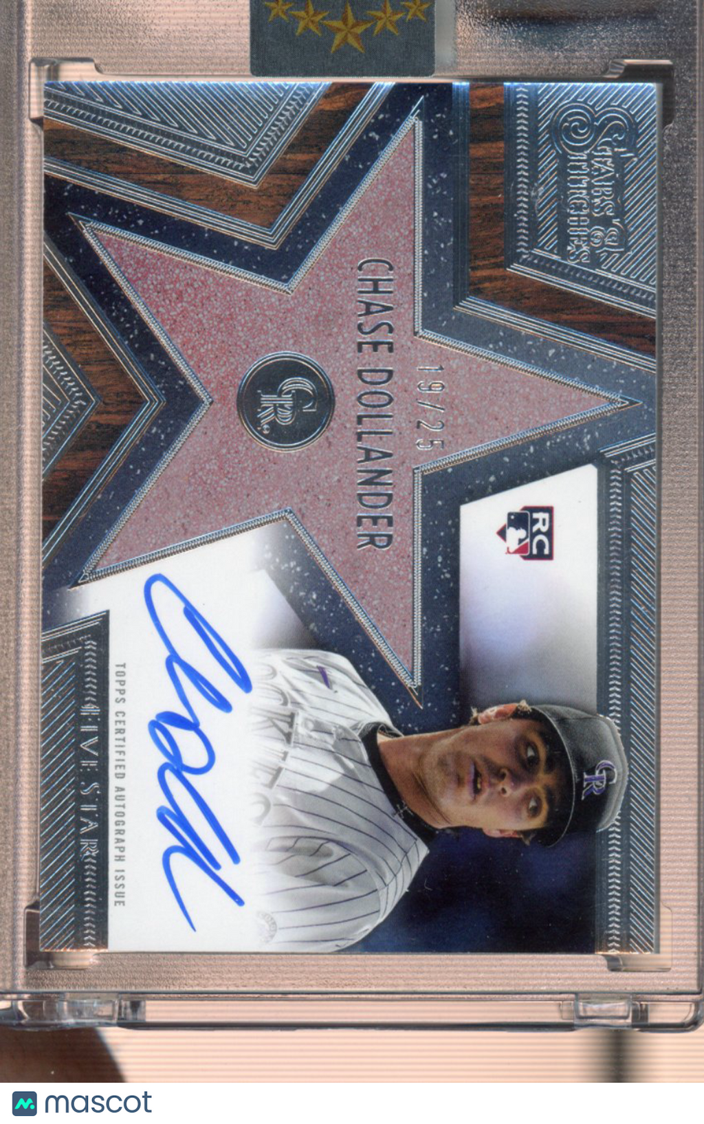 2025 Topps Five Star Chase Dollander Stars & Stitches Autogrpah /25