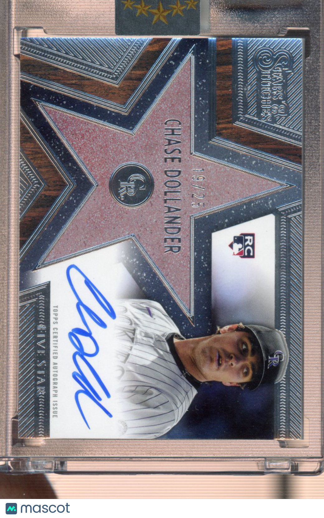 2025 Topps Five Star Chase Dollander Stars & Stitches Autogrpah /25