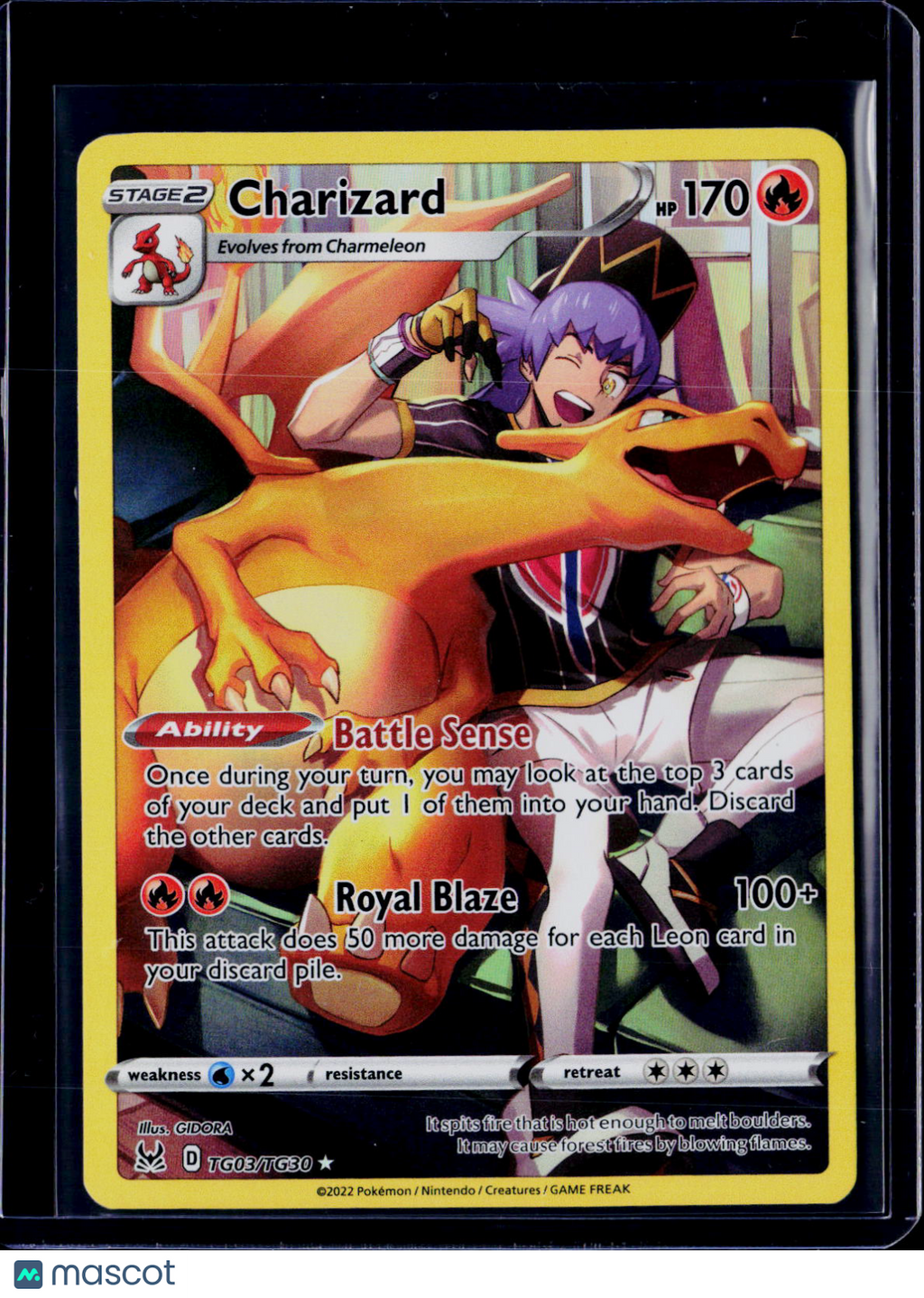 Pokemon Charizard TG03 TG30