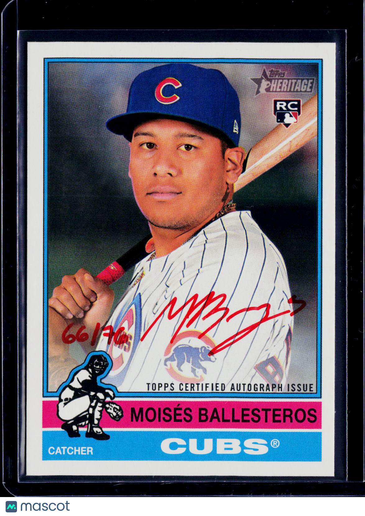 2025 Topps Heritage Moises Balleseros Real One Auto 66/76