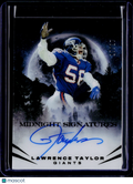 2023 Panini Black Lawrence Taylor Midnight Signatures /20