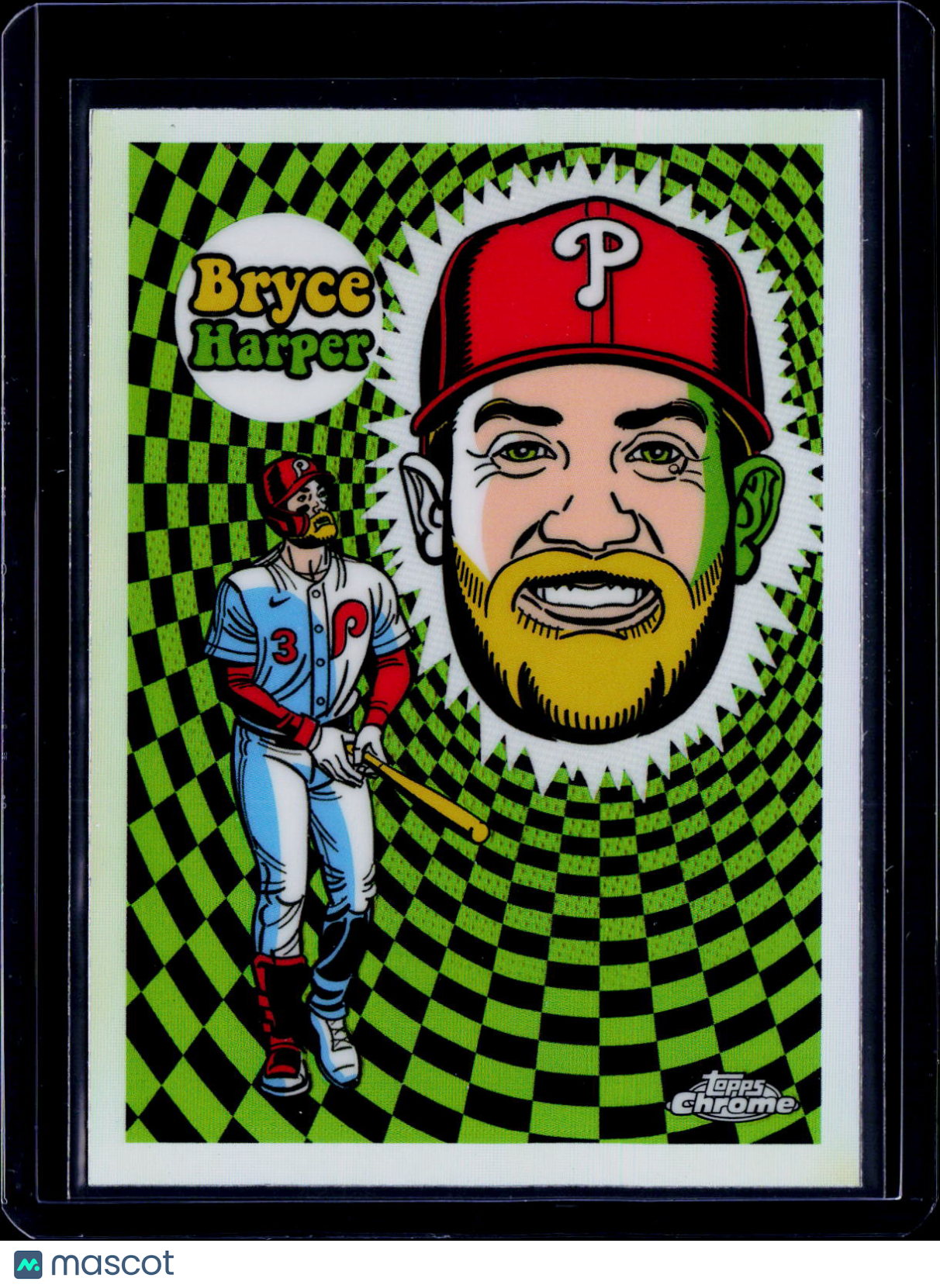 2023 Topps Chrome Bryce Harper Ultra Violet All Stars