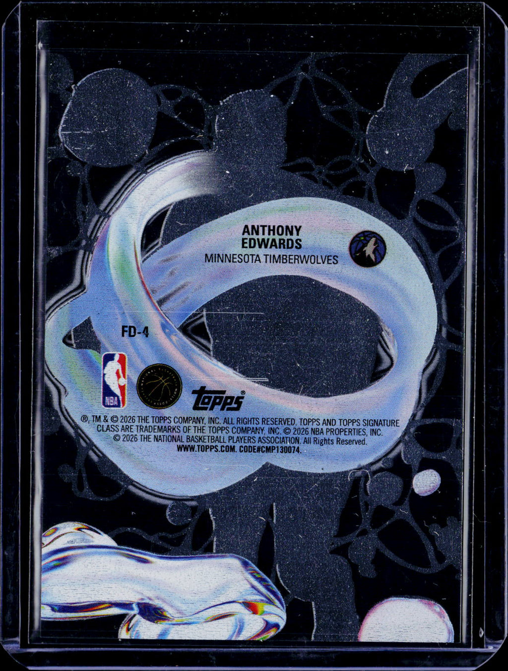 2025-26 Topps Signature Class Anthony Edwards Fluidity SSP
