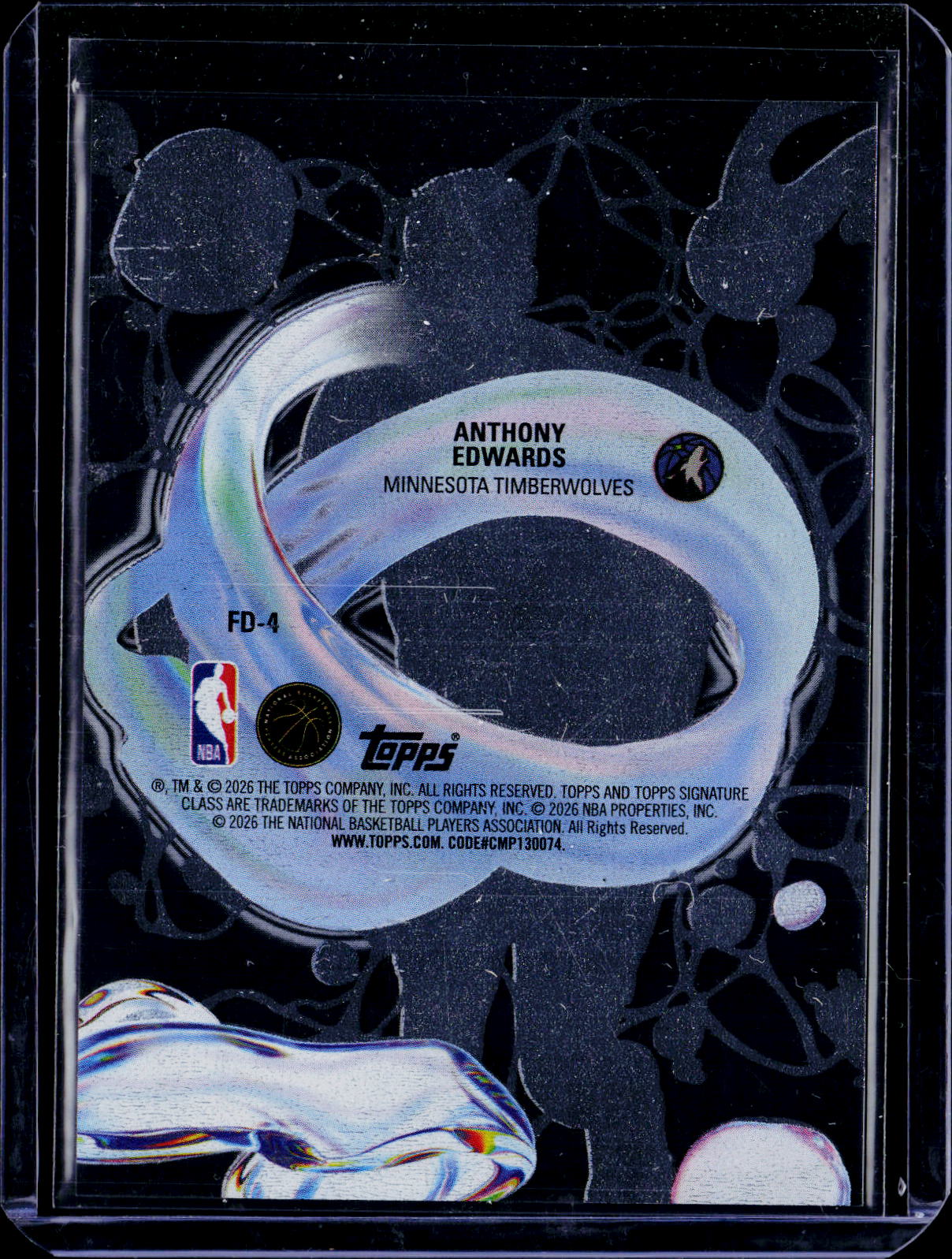 2025-26 Topps Signature Class Anthony Edwards Fluidity SSP