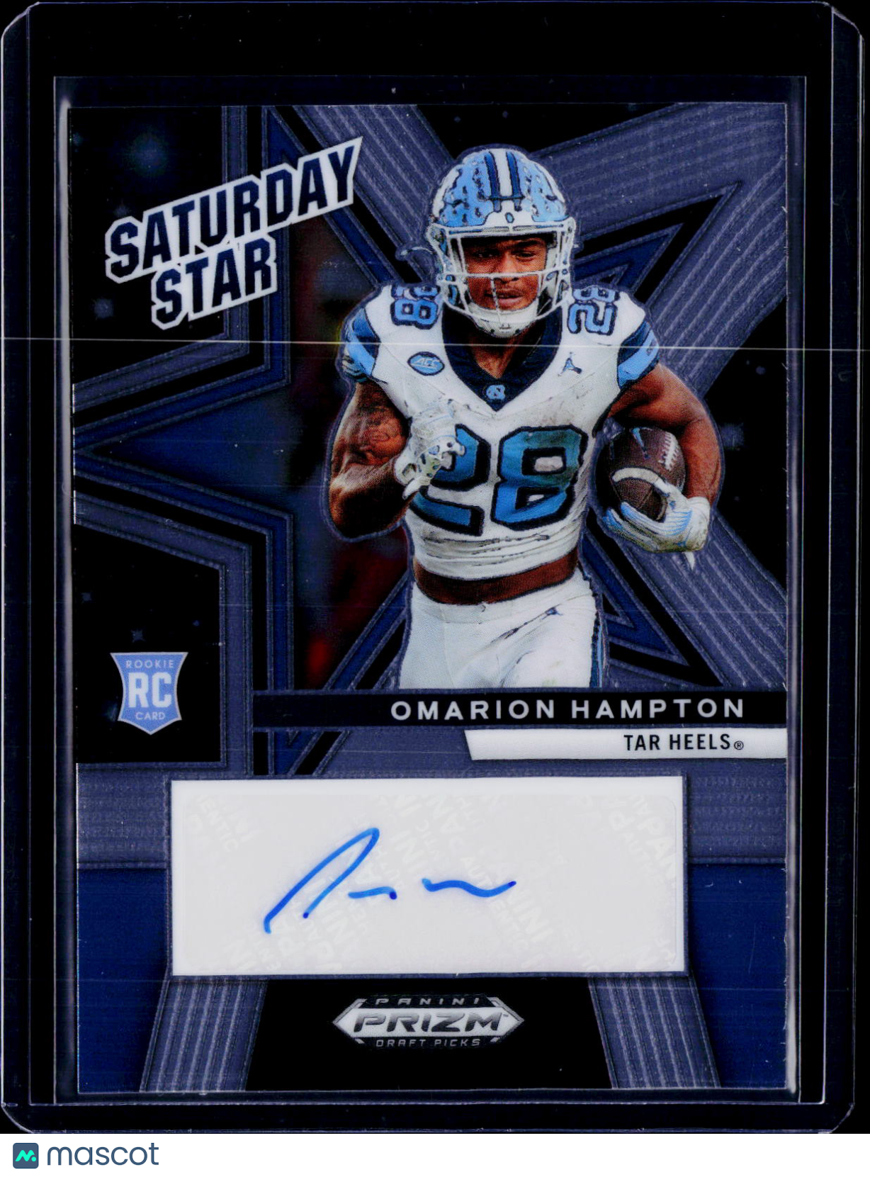 2025 Prizm Draft Picks Omarion Hampton Saturday Star Auto