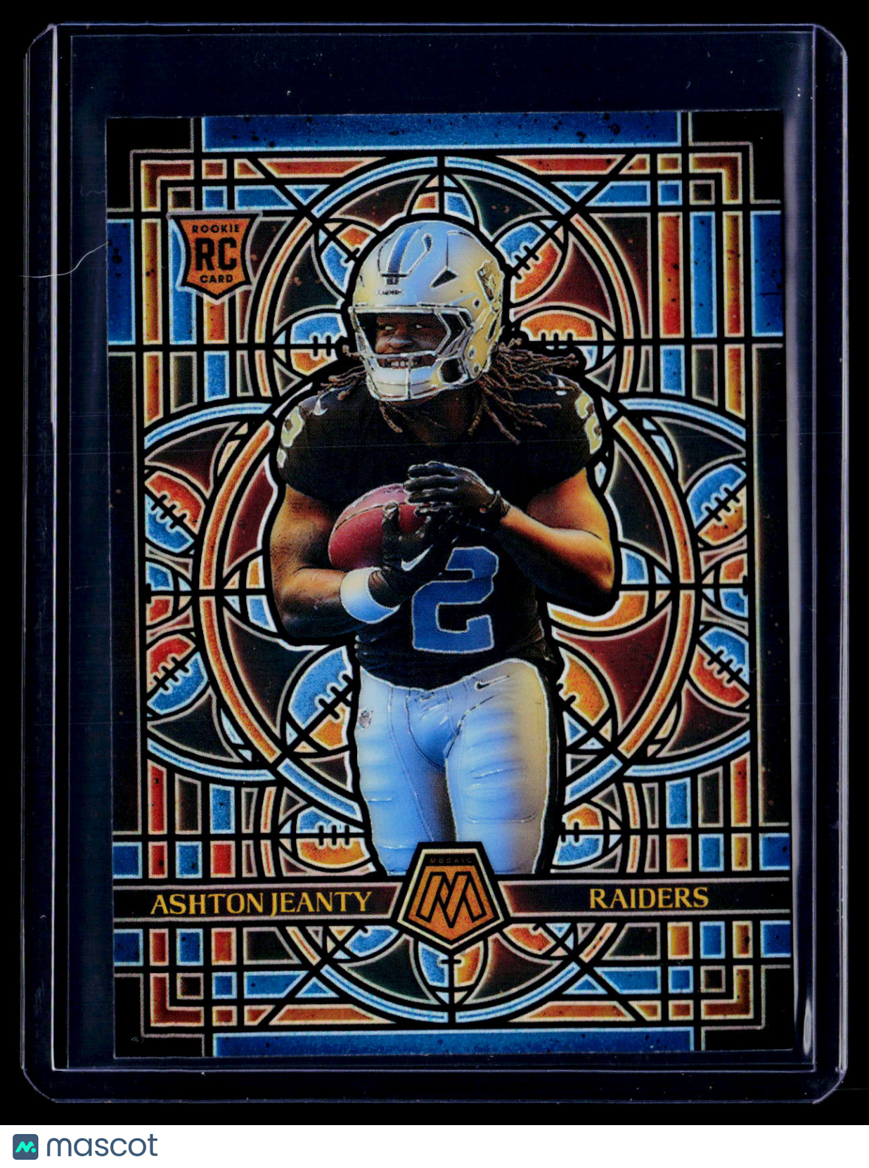 2025 Mosaic Ashton Jeanty Rookie Stained Glass RC