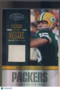 2012 Certified Bart Starr Fabric Of The Game Patch 29/99