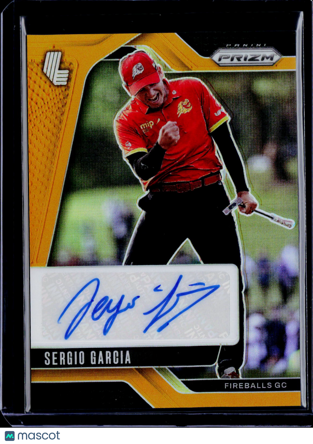 2025 Prizm LIV Sergio Garcia Gold Prizm Gold Auto 3/10