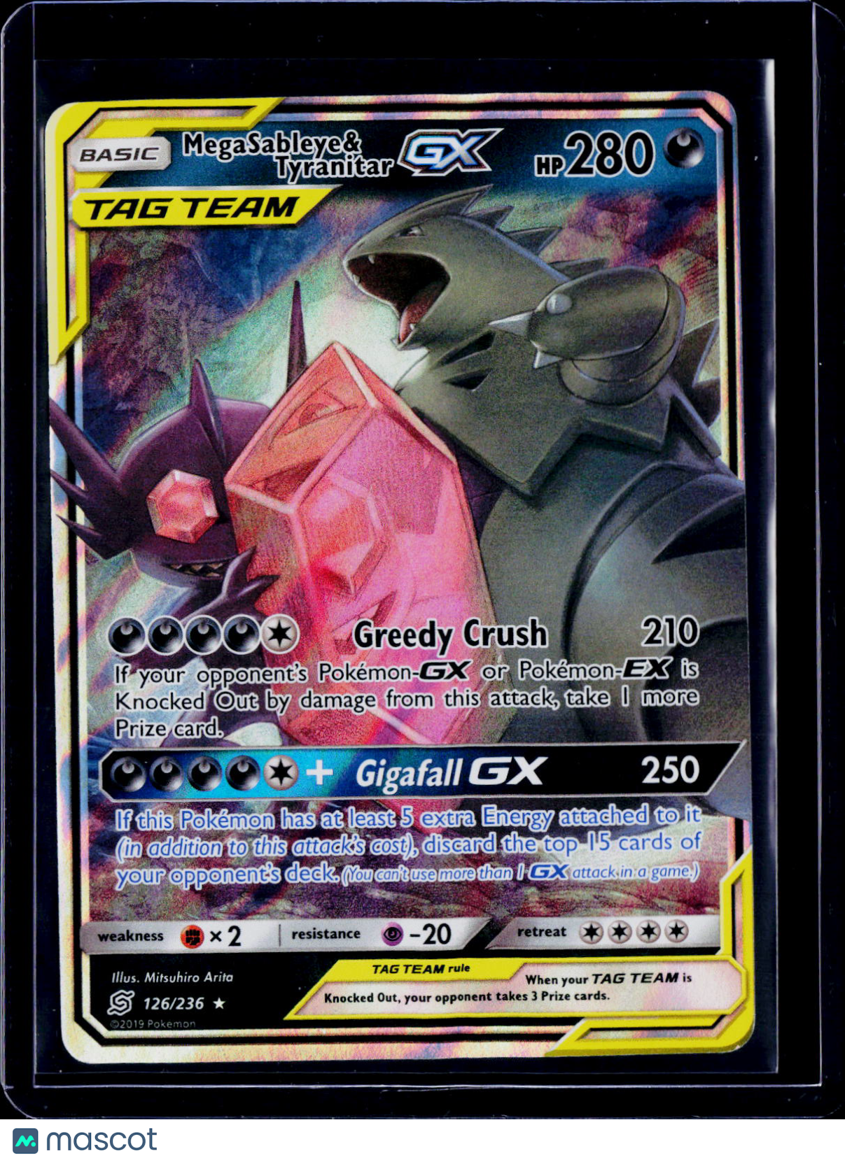 Mega Sableye & Tyranitar GX