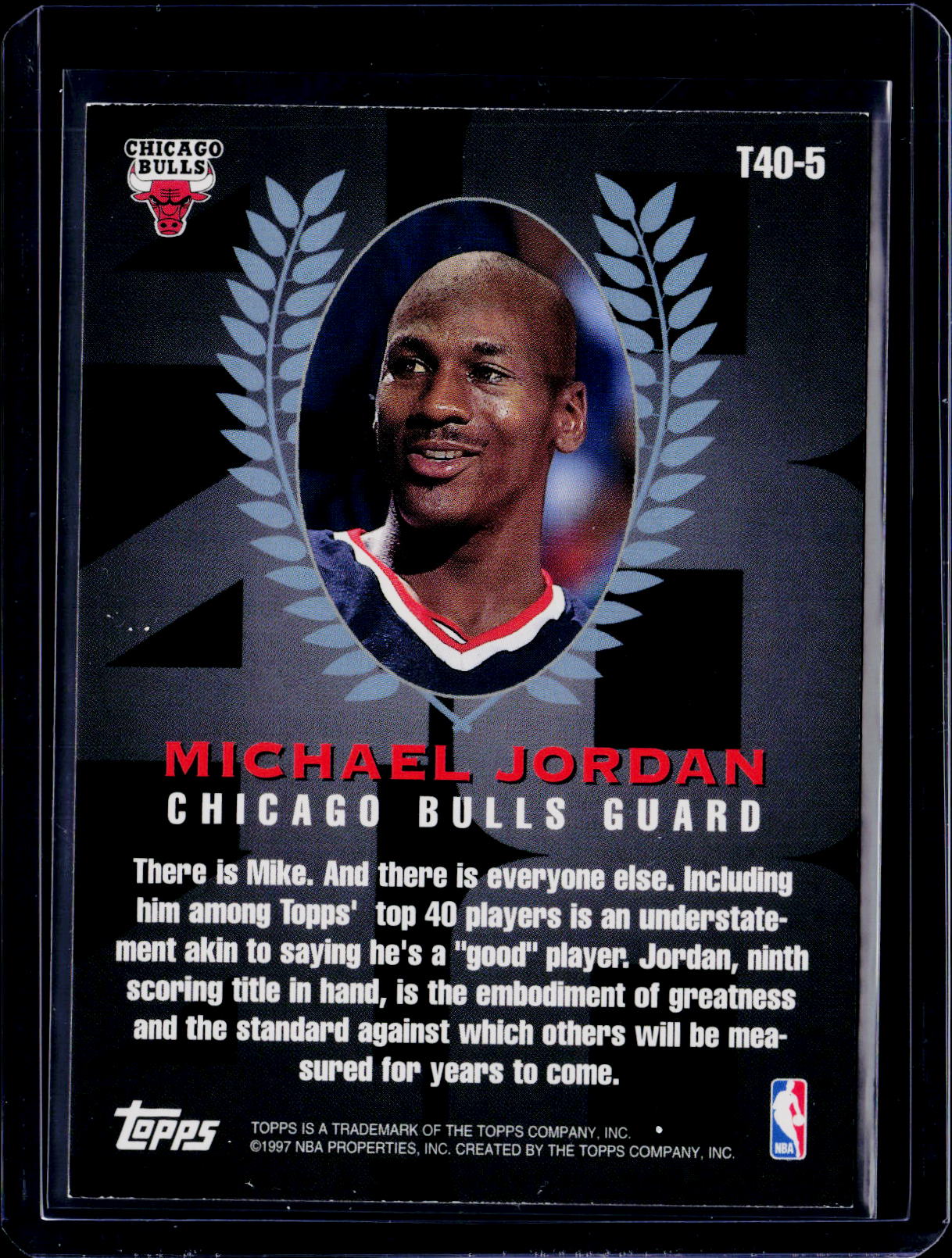 1997 Topps 40 Michael Jordan