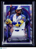2026 Topps Tribute Ronald Acuna Jr. Purple Refractor 61/75