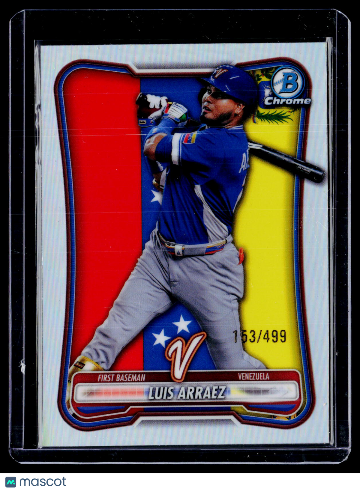 2026 Bowman Chrome Luis Arraez Refractor WBC 153/499