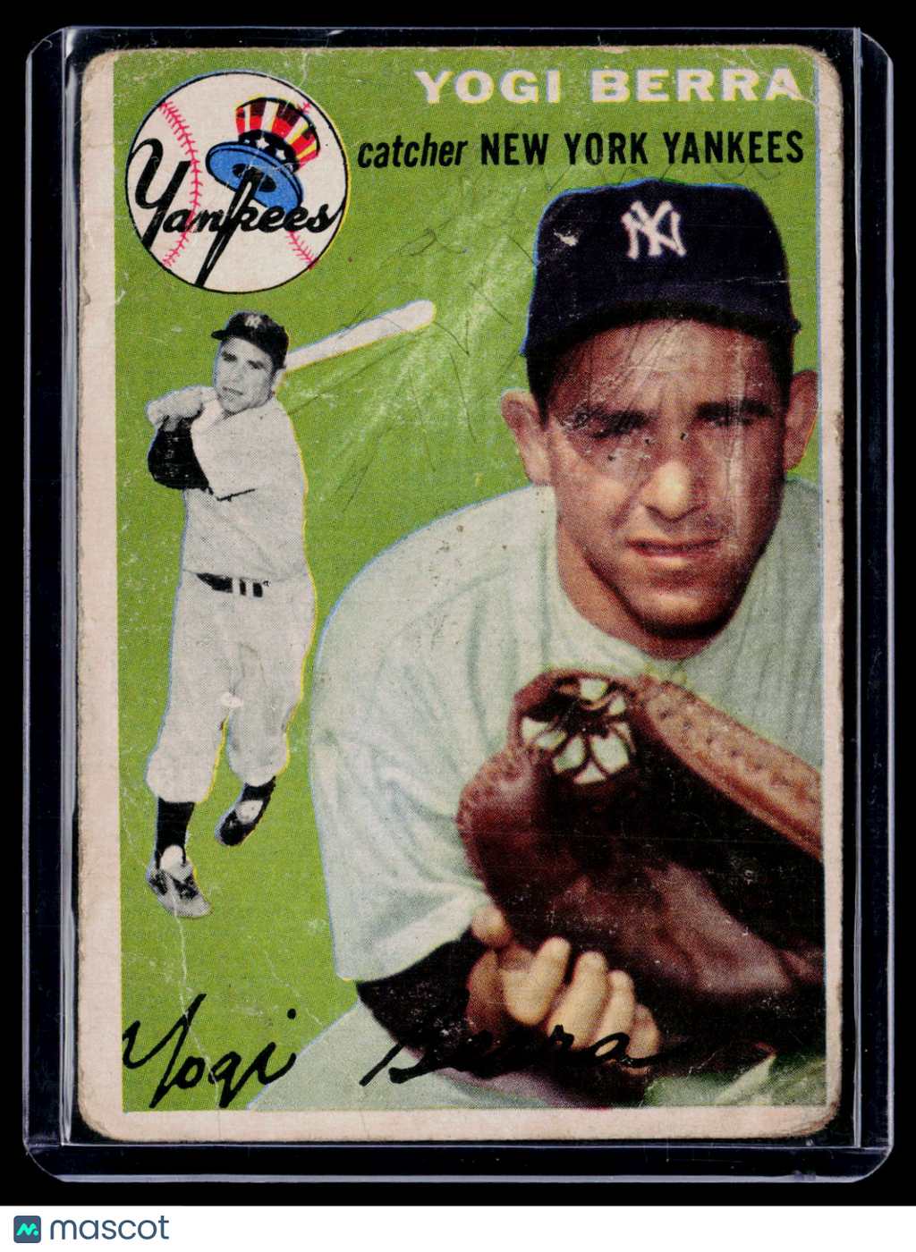 1954 Topps Yogi Berra 50 Poor Condition