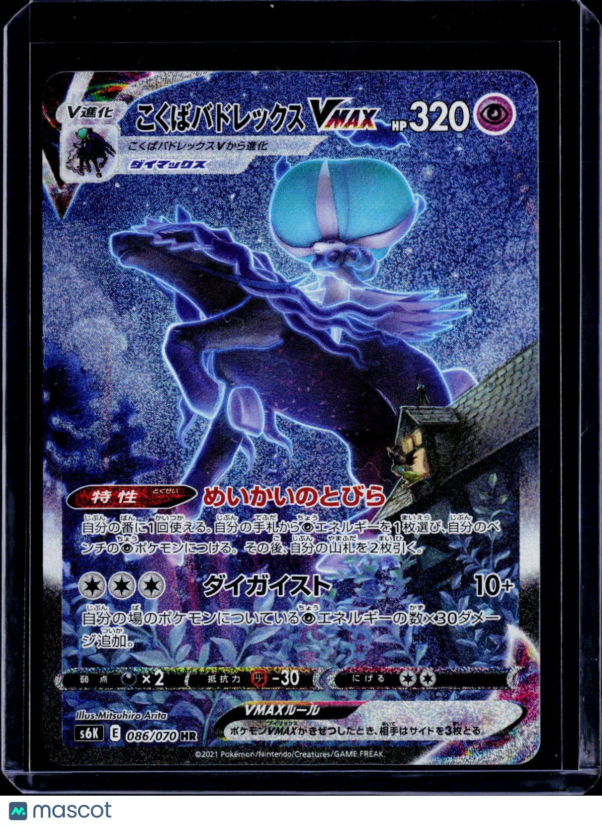 Shadow Rider Calyrex VMAX Alternate Art Secret 205/198 Japanese