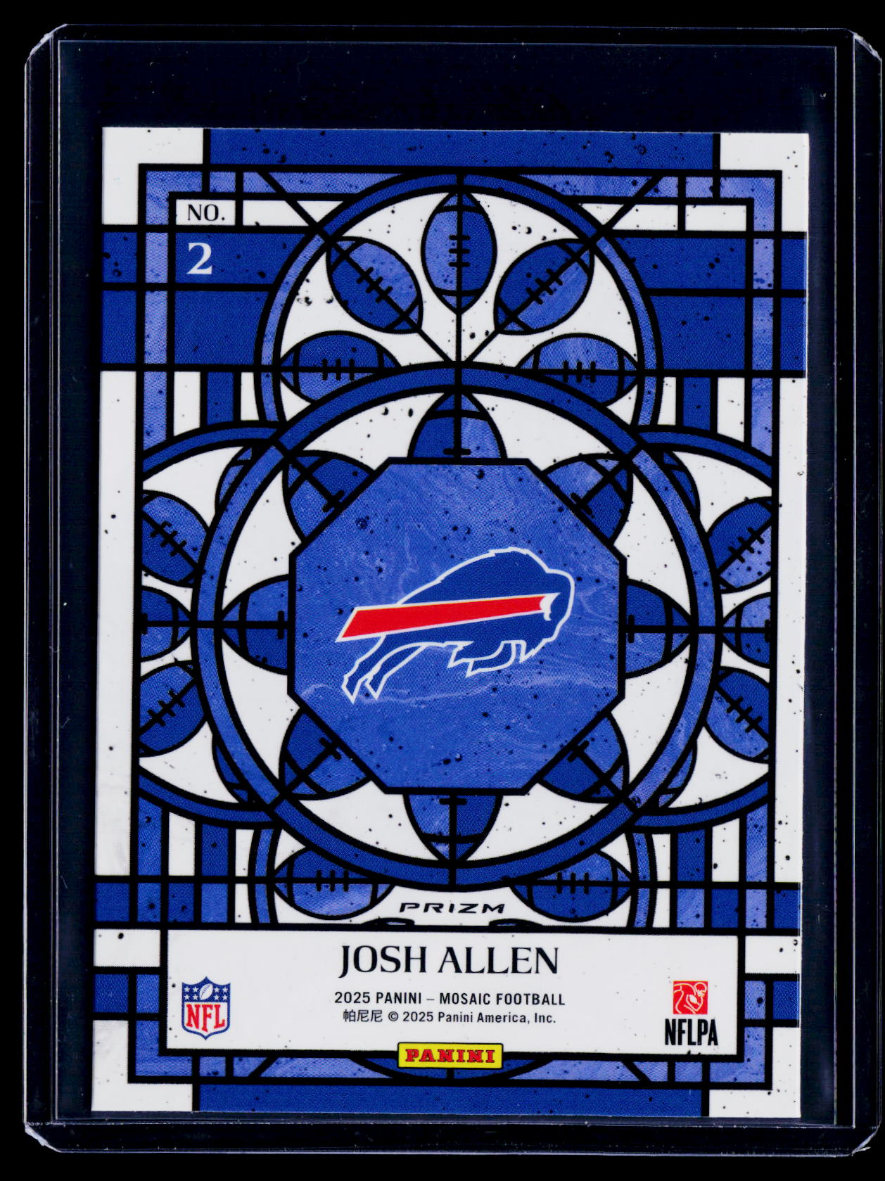 2025 Mosaic Josh Allen Stained Glass