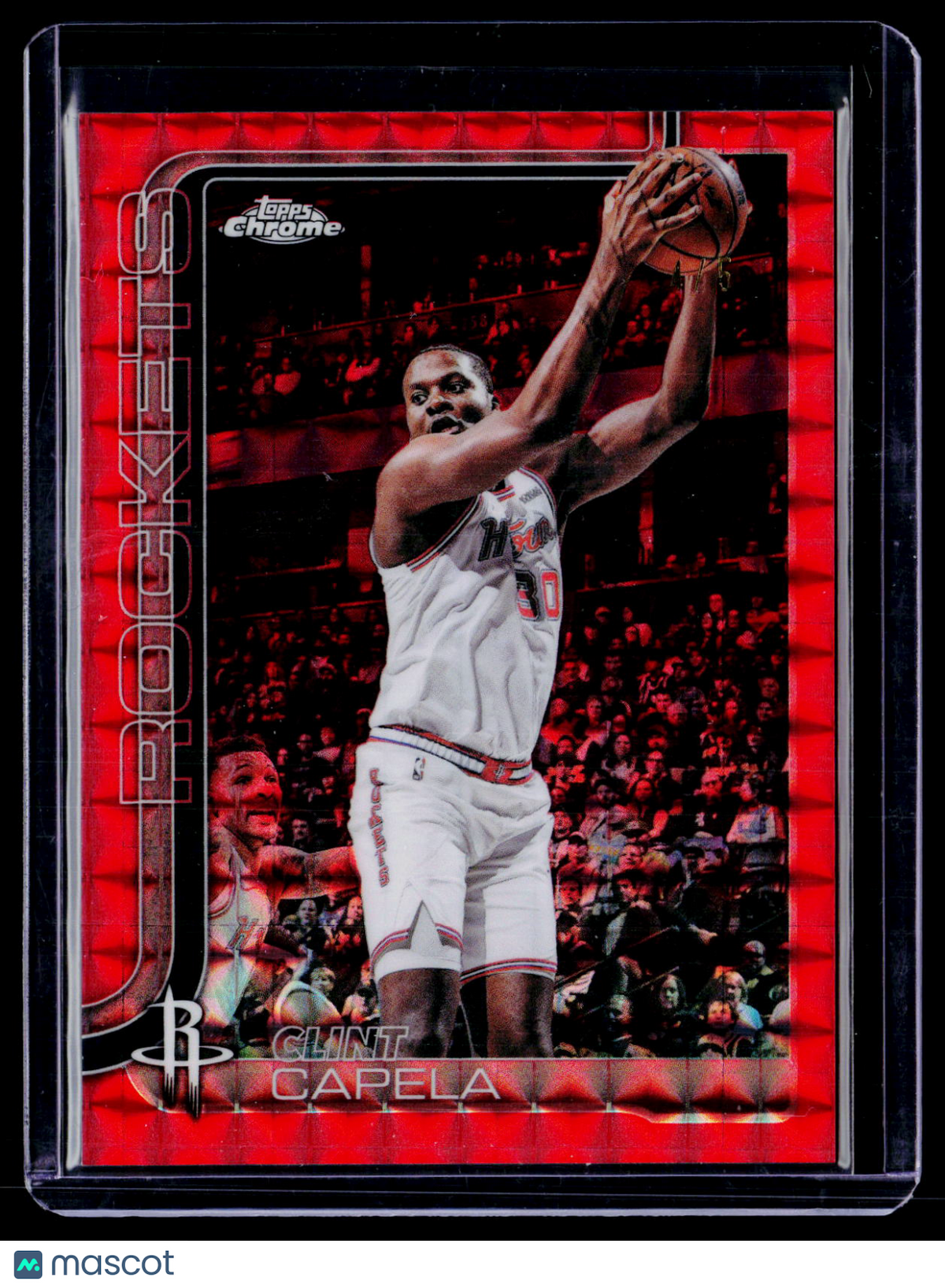 2025 Topps Chrome Update Clint Capela Red Geometric 4/5