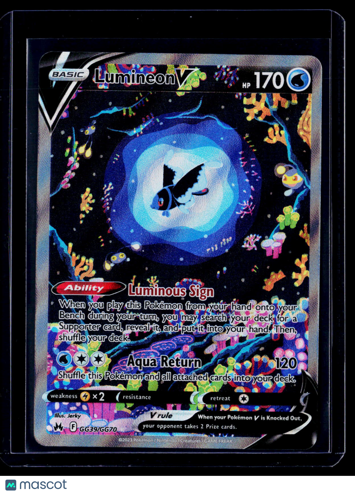 Pokemon Lumineon GG39 GG70