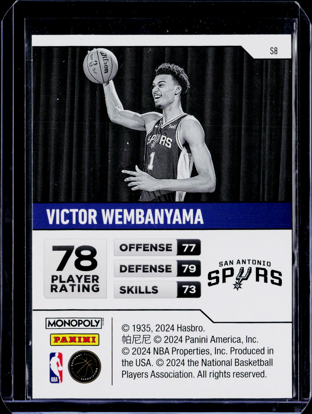 2023-24 Prizm Monopoly Starter Deck Victor Wembanyama