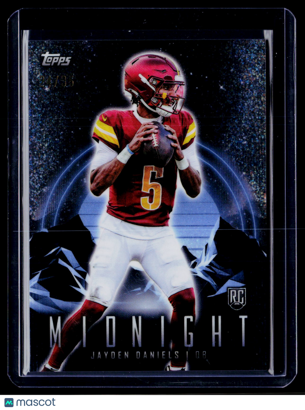 2024 Topps Midnight Jayden Daniels Rookie Winter Solstice 24/35 RC