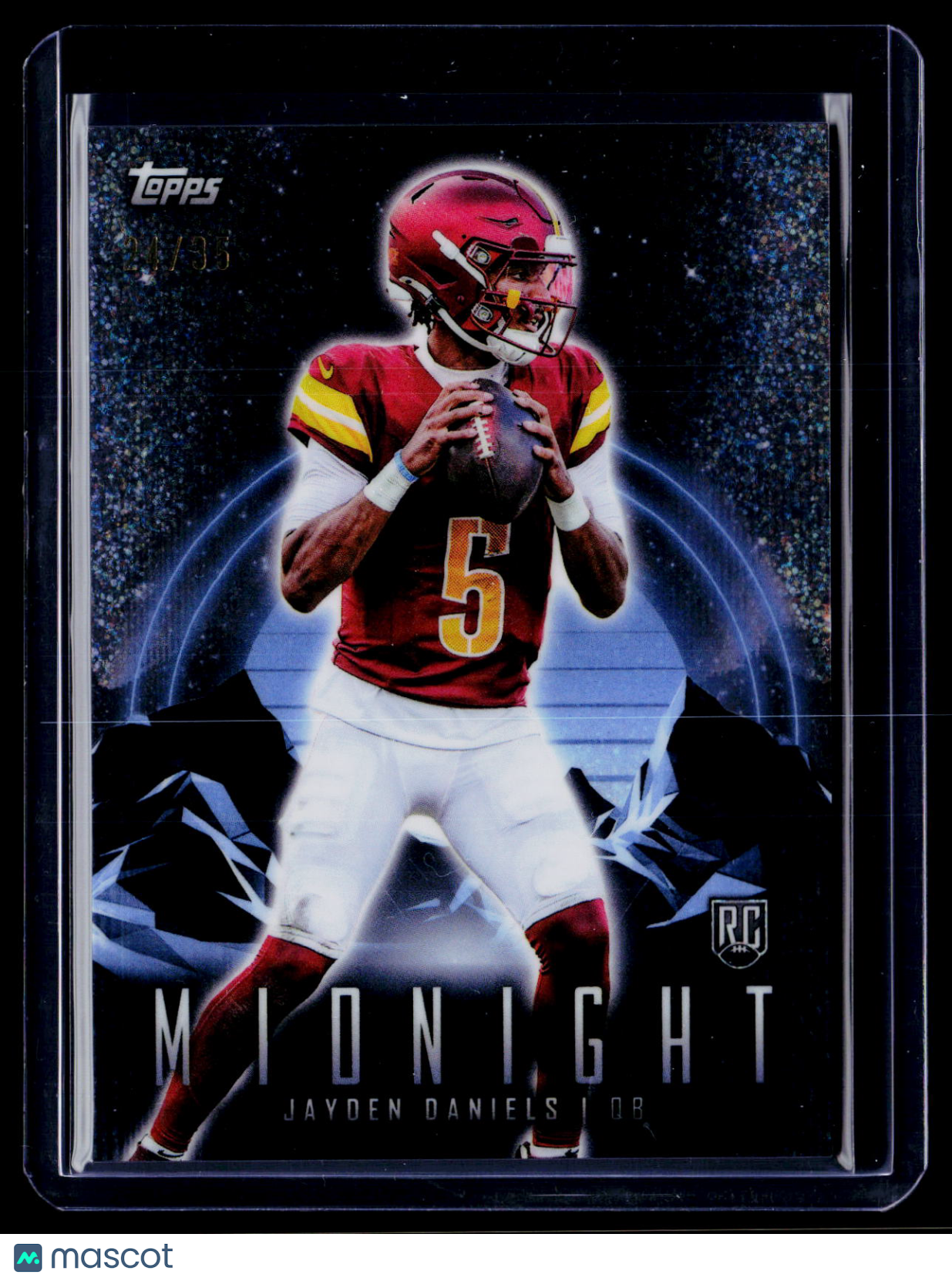 2024 Topps Midnight Jayden Daniels Rookie Winter Solstice 24/35 RC