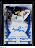 2026 Topps Tribute Jasson Dominguez Blue Auto 43/150