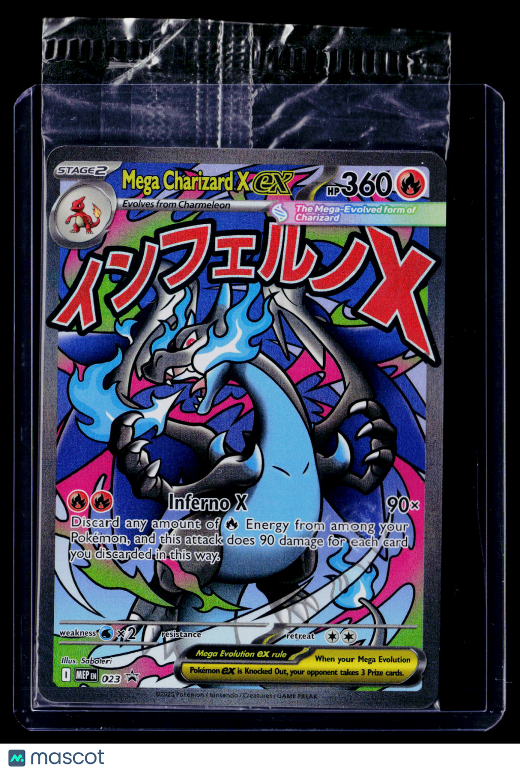 Pokemon Mega Charizard X EX 023 Promo Sealed