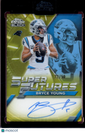 2025 Topps Chrome Black Bryce Young Super Futures Gold Refractor Auto 22/50
