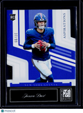 2025 Donruss Elite Jaxson Dart Aspirations Blue /99